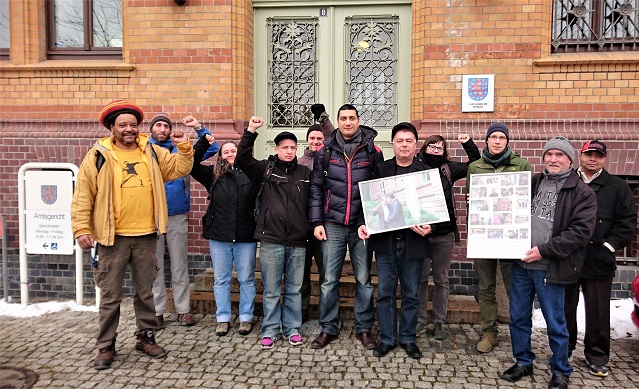 Thueringen Based Activists Set The Freedom Agenda For Dr Maqsud Aghayev In Apolda Court The Voice Refugee Forum Germany Fluchtlinge Und Asyl In Deutschland